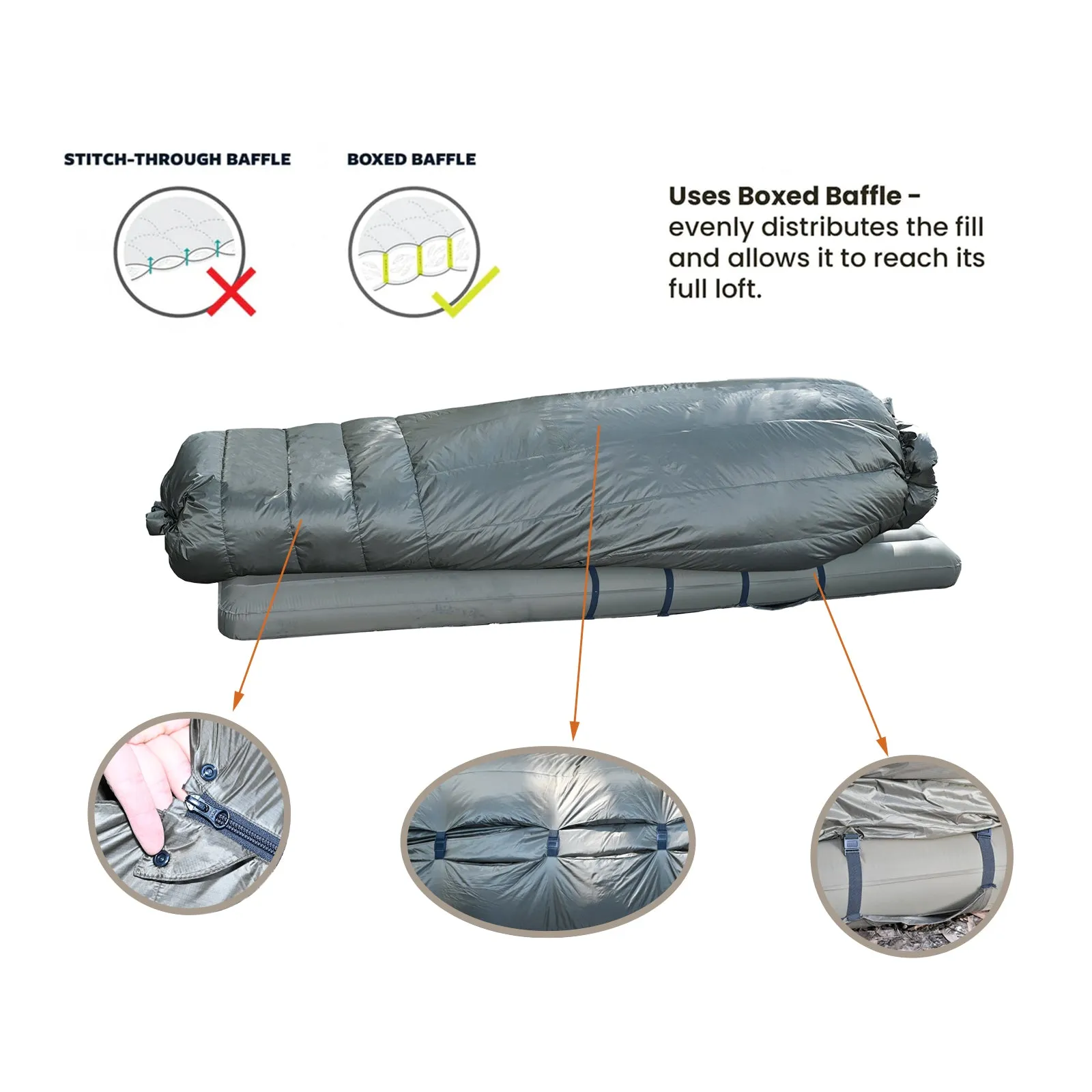 Equinox Hammock Down Topquilt