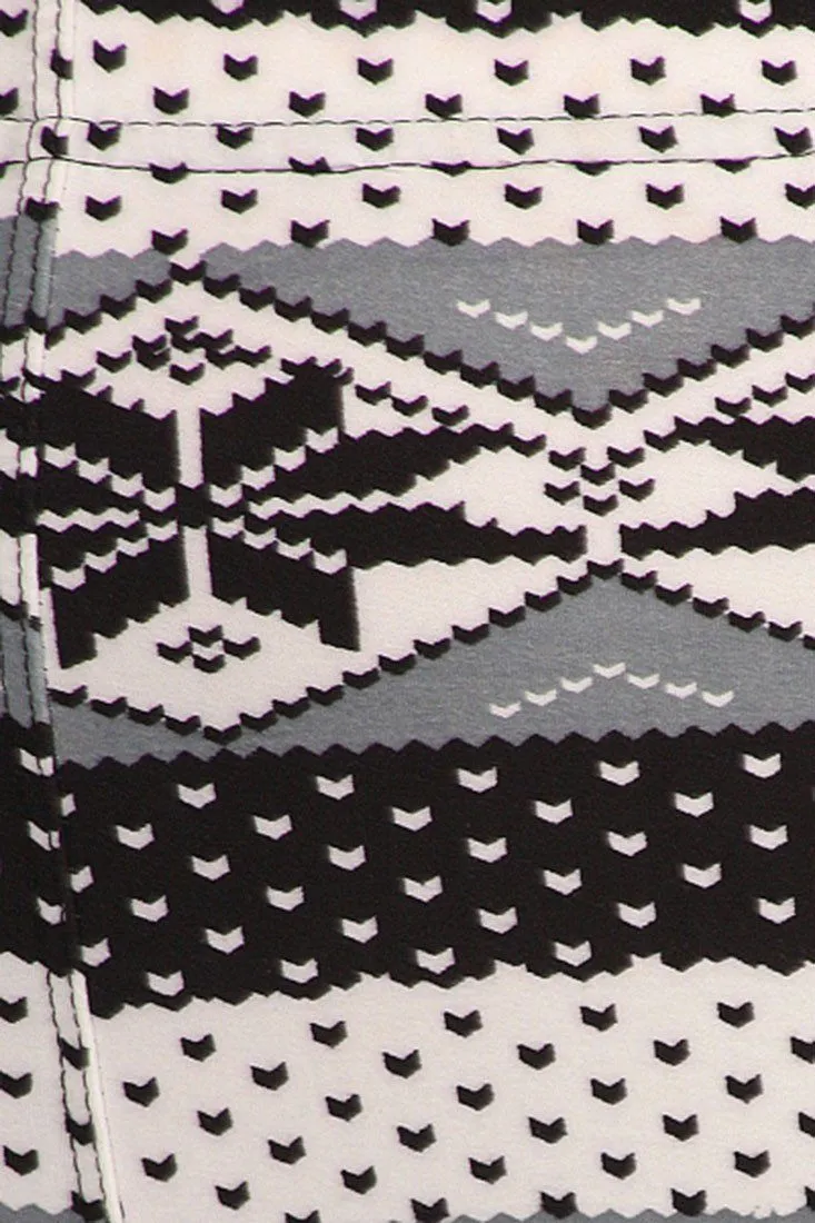 Snow Snowflake Design Plus Size Leggings